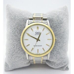 Men's Q&Q Citizen Quartz WR Analog 34mm Dial Causal Round Watch (E481)